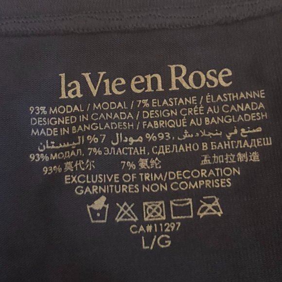 NWT Women's La Vie En Rose Boy Shorts 3-Pack Size L - Picture 3 of 3